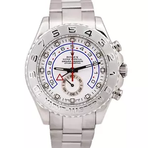 MINT Rolex Yacht-Master II 116689 18K WHITE GOLD 44mm Regatta Oyster Watch BOX - Picture 1 of 8
