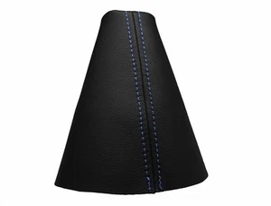 Hellblau Faden Echtleder Schaltmanschette Schaltsack Für HYUNDAI i20 2008-2014 - Picture 1 of 1