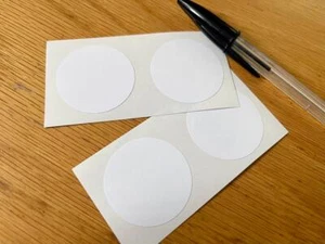 Two Ball Putter Golf Stickers (2x Pairs) Plain - UK SELLER  - Picture 1 of 1