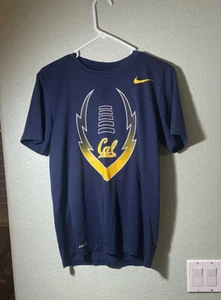 Nike Cal  DRI-FIT Blue Men’s short sleeve T-Shirt Size Small - Picture 1 of 4