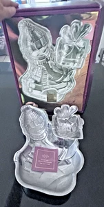 Lenox Snowman Chip & Dip Dish Yuletide Metal Serveware Home for the Holidays - Picture 1 of 13