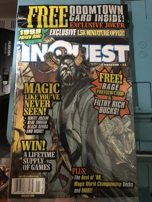 Inquest Gaming Magazine #45 January 1999 Sealed With Bonuses  - Image 1 of 4