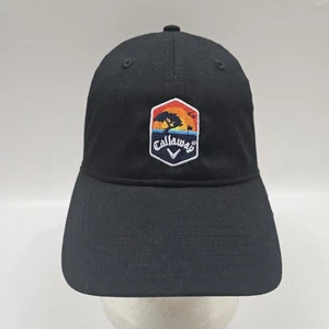 Callaway Hat Adjustable Strap One Size Black Great Condition - Picture 1 of 19