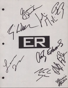 ER TV CAST - SKRIPT SIGNIERT MIT MITUNTERZEICHNERN - Bild 1 von 4