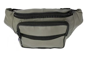 Genuine Leather Waist Fanny Pack Belt Bag Pouch Travel Hip Purse Men Women... - Picture 1 of 12