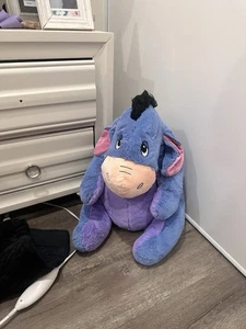 Vintage Disney Eeyore Plush Toy – Winnie the Pooh Stuffed Animal Detachable Tail - Picture 1 of 6