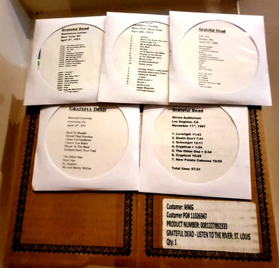 FACTORY SEALED Grateful Dead LISTEN TO THE RIVER 20 CD Box St Louis 71-72-73 - Image 1 of 4