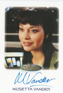 The Women of Star Trek Auto Autograph Card Musetta Vander as Derran Tahl - Picture 1 of 4