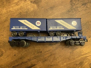Lionel Spur O Wabash Flachwagen 16314 mit Anhänger - Bild 1 von 3