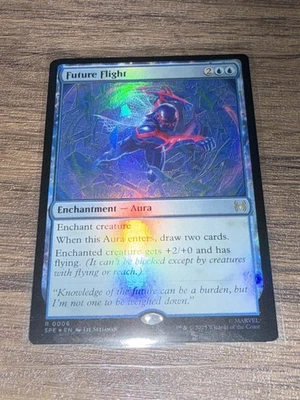 2025 Marvel's Magic The Gathering MTG  R 0006 Future Flight Foil  - Image 1 of 2