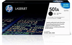 Genuine HP LaserJet 501A Black Print Cartridge -Q6470A -New please read! - Picture 1 of 4