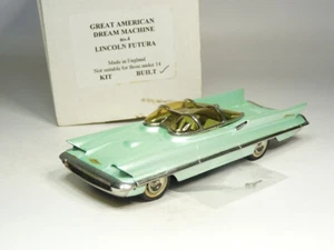 Modellino auto GADM 4 SMTS 1/43 1956 Lincoln Futura Concept fatto a mano in metallo bianco - Foto 1 di 4