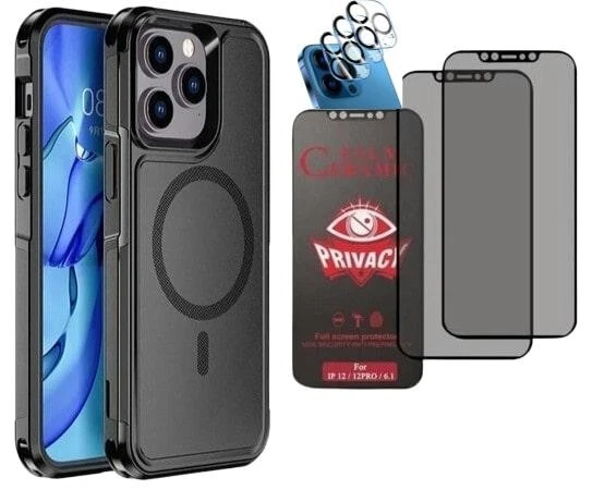 Pack Funda Magnética Protector Grado Militar  iphone 13 Pro , P P  y  PC - Imagen 1 de 4