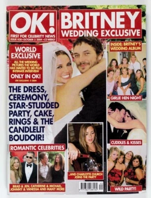 BRITNEY SPEARS KEVIN FEDERLINE MADONNA GERI HALLIWELL PAMELA ANDERON Ok magazine - Image 1 of 4