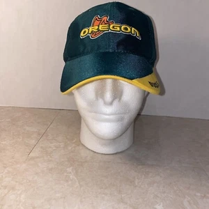 STARTER University Of Oregon Ducks Satin Cap Hat Green One Size Adjustable Strap - Picture 1 of 7