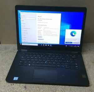 Dell Latitude E7470 i7-6600U 2.8Ghz 8Gb RAM 250GB NVMe SSD 1920x1080 WIN10 (DL55 - Picture 1 of 6