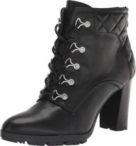 Botines Adrienne Vittadini para mujer remolque cuero sintético negros talla 9 - Imagen 1 de 5