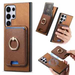 Handy Hülle für Samsung Galaxy S24 S23 S22 S21 S20 A55 Ultra Leder Schutz Case - Bild 1 von 101