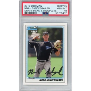 Graded 2010 Bowman Draft Picks NOAH SYNDERGAARD #BDPP75 Rookie Card PSA 10 Mint - Picture 1 of 2