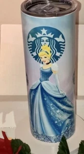 Official Disney Princess, Cinderella, Starbucks Tumblr! 20oz, Insulated, Glossy. - Picture 1 of 5