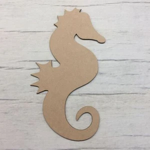 Seahorse MDF Wood Animals Base Wooden Blank Craft - Picture 1 of 5