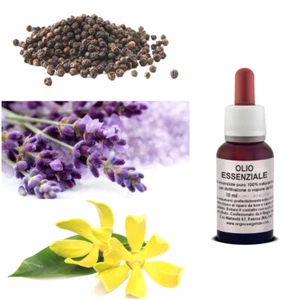 OLIO Essenziale Puro PEPPER FLOW Miscela Pepe Nero Lavanda Bergamotto Naturale - Imagen 1 de 1