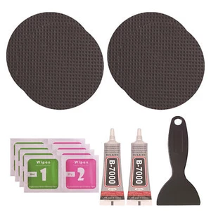 Trampoline Patch Repair Kit 4-inch Round Glue On Patches Trampoline Mat Repair - Picture 1 of 9