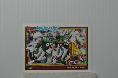 Topps 1991 draft pic football card - #189 Bobby Wilson (RC) - Image 1 of 2