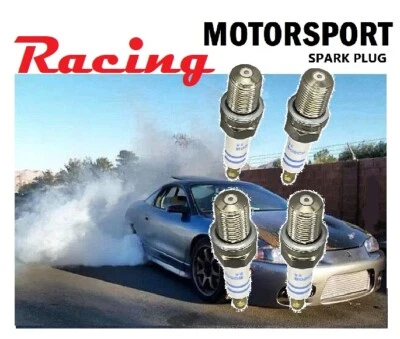 OE Racing Spark Plug 4PCS For 1995-2005 Mitsubishi Eclipse 2.0L 2.4L AWD Turbo - Image 1 of 4
