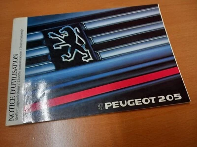 LIBRETTO USO E MANUTENZIONE PEUGEOT 205 [946M] - Immagine 1 di 4