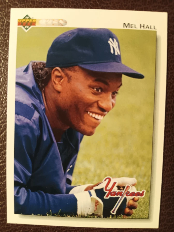 MEL HALL NEW YORK YANKEES 1992 UPPER DECK BASEBALL CARD #291 - Image 1 of 1