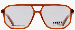 GUESS Navigator Unisex Brillengestell & Etui NEU Modell GU8252 045 hellbraun - Bild 1 von 13