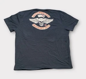 Lucky Brand T-Shirt Men’s Size 2XL Black Shirt Sleeve Cards Skull - Picture 1 of 9