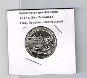 2017-S US Quarter Frederick Douglas uncirculated - Picture 1 of 2