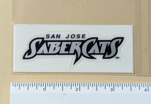PEGATINA - CALCOMANÍA San Jose SaberCats Arena Football League 3.5" x 1.25" 🏈🏈 - Imagen 1 de 1