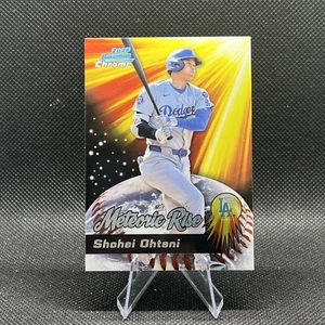 2025 Bowman Chrome Shohei Ohtani Meteoric Rise #MR-12 LA Dodgers - Picture 1 of 2