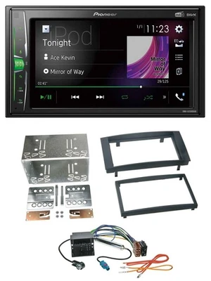Pioneer 2DIN MP3 DAB USB Bluetooth Autoradio für VW Touareg T5 Caravelle Multiva - Bild 1 von 4