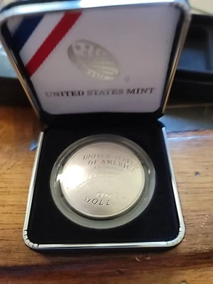 2014-P $1 Baseball Hall of Fame First Strike DCAM (Proof) - Image 1 of 4