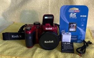 Kodak PIXPRO AZ361 16.0 MP Digital Camera 36x Optical Zoom - Red - Bundle - - Picture 1 of 15