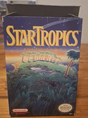 Star Tropics (Nintendo NES) CIB Complete w/ Letter and Manual Authentic Tested  - Image 1 of 4