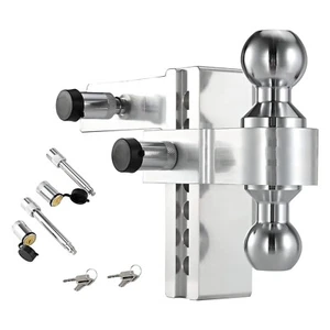 Marada Adjustable Trailer Hitch 6-Inch Drop/Rise Hitch Fits for 2" Receiver - Bild 1 von 8