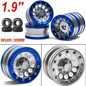 1.9'' Alloy Beadlock Wheel Rims for AXIAL SCX10 RC4WD D90 CC01 1/10 RC Crawler - Picture 1 of 29