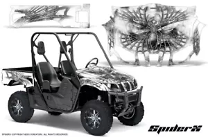 YAMAHA RHINO 450/660/700 UTV GRAPHICS KIT DECALS CREATORX SPIDERX WHITE - Bild 1 von 1