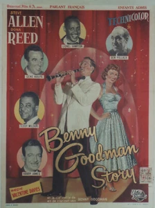 "THE BENNY GOODMAN STORY" Affichette belge originale entoilée 1956 - Picture 1 of 1