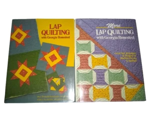 Lap Quilting and More Lap Quilting Hardcover Books By Georgia Bonesteel - Imagen 1 de 4