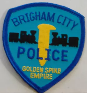 BRIGHAM CITY POLICE DEPT UTAH SHERIFF FABRIC PATCH - Picture 1 of 1