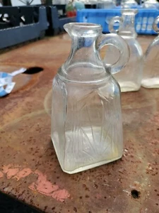 VINTAGE  Whitehouse VINEGAR JAR JUG. SQUARE BASE BOTTLE - Picture 1 of 4