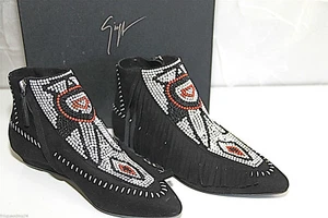 chaussures indiennes GIUSEPPE ZANOTTI maude 20 size 37 UK 3 US 6 NEUVES val 995€ - Picture 1 of 7