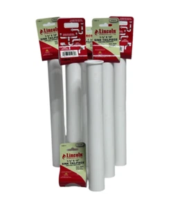 (6-Pack) 1-1/2 In. X 12 In. White Plastic Flanged Strainer Sink Drain Tailpiece - Picture 1 of 3