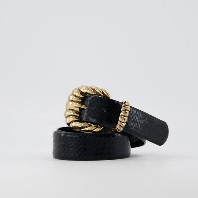 Mango Damen Gürtel Gr.S schwarz - Bild 1 von 2